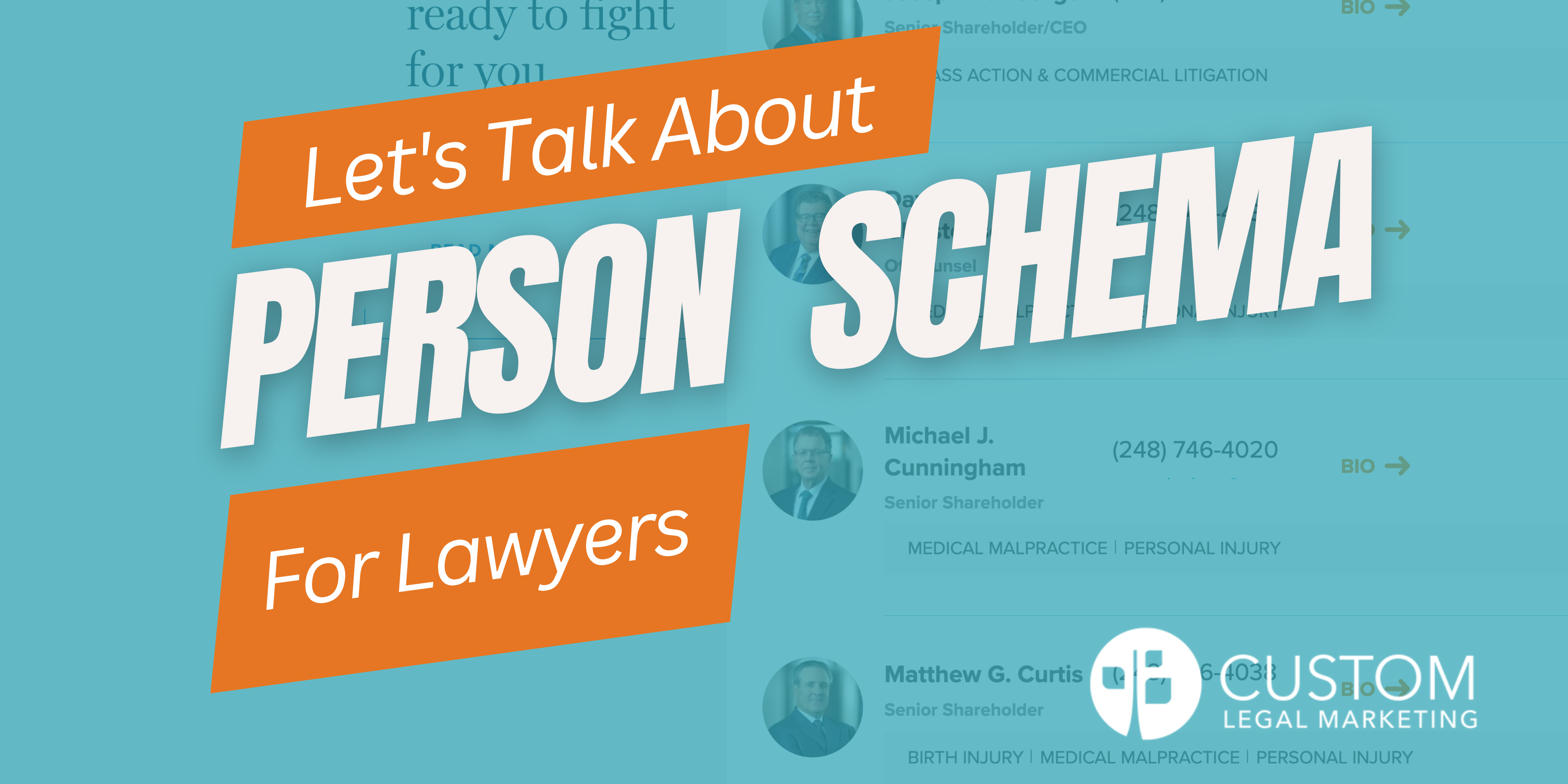 Boosting Attorney Bios with Person Schema