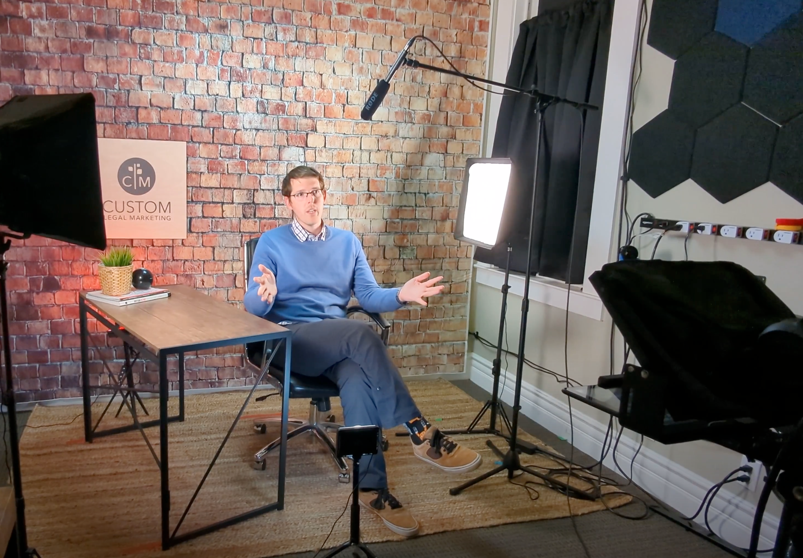 Our New Video and Podcasting Studio is Complete!