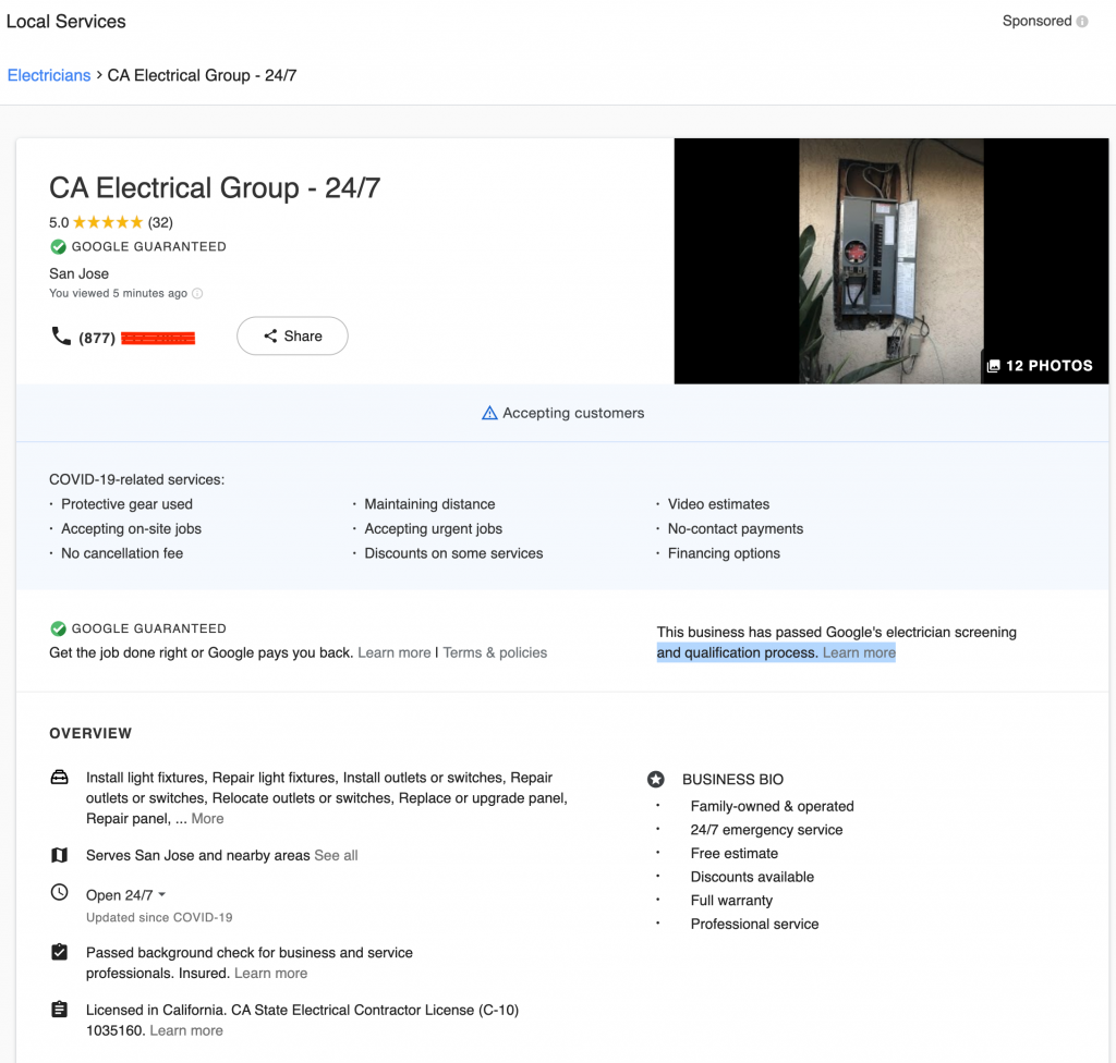 Google Local Service Ads Are Available to Law Firms (Maybe) 2 Google Local Service Ad Landing Page