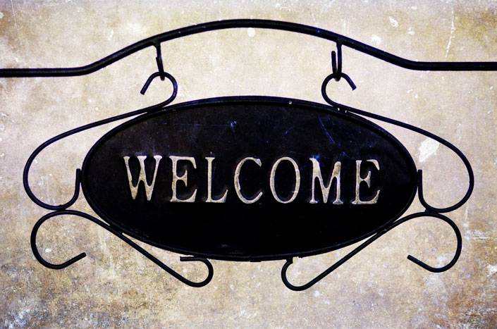 Make your website visitors feel welcome